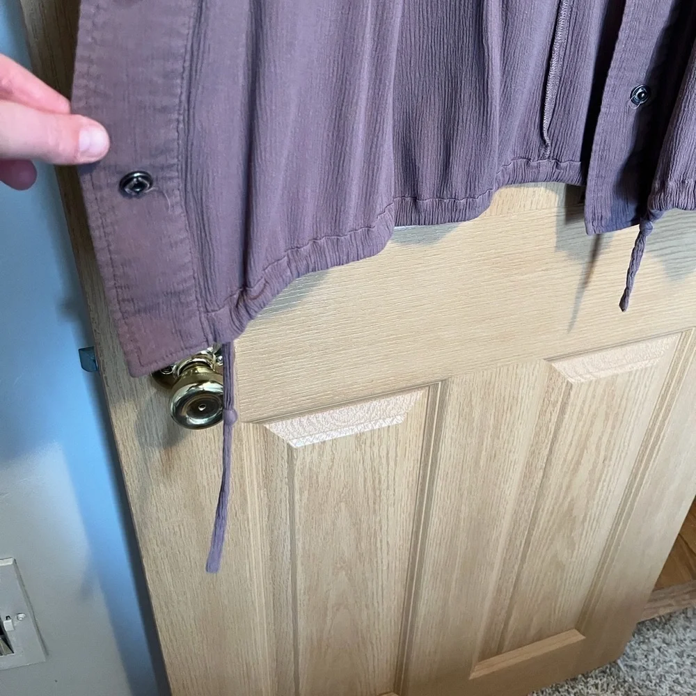 Torrid button up duster jacket